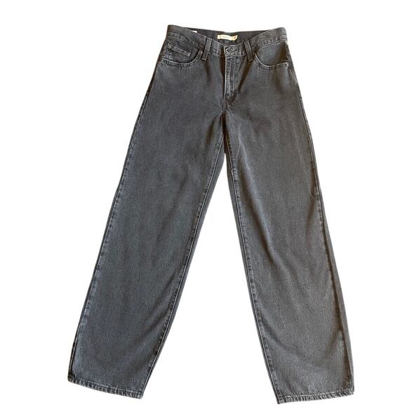 Baggy Dad Women's Jeans faded black wash size 25 - Picture 2 of 8